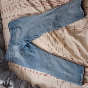 Plus size blue jeans